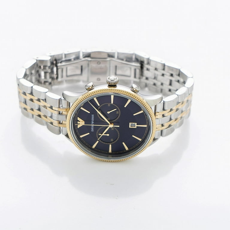 Emporio Armani AR1847 Men's Two Tone Watch