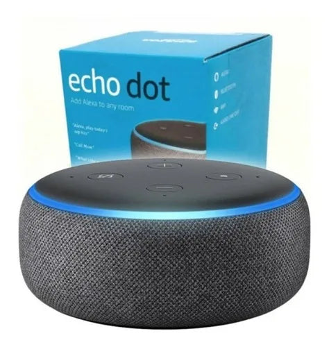 Alexa Amazon Echo Dot 3 Virtual Assistant Color Black Voltage