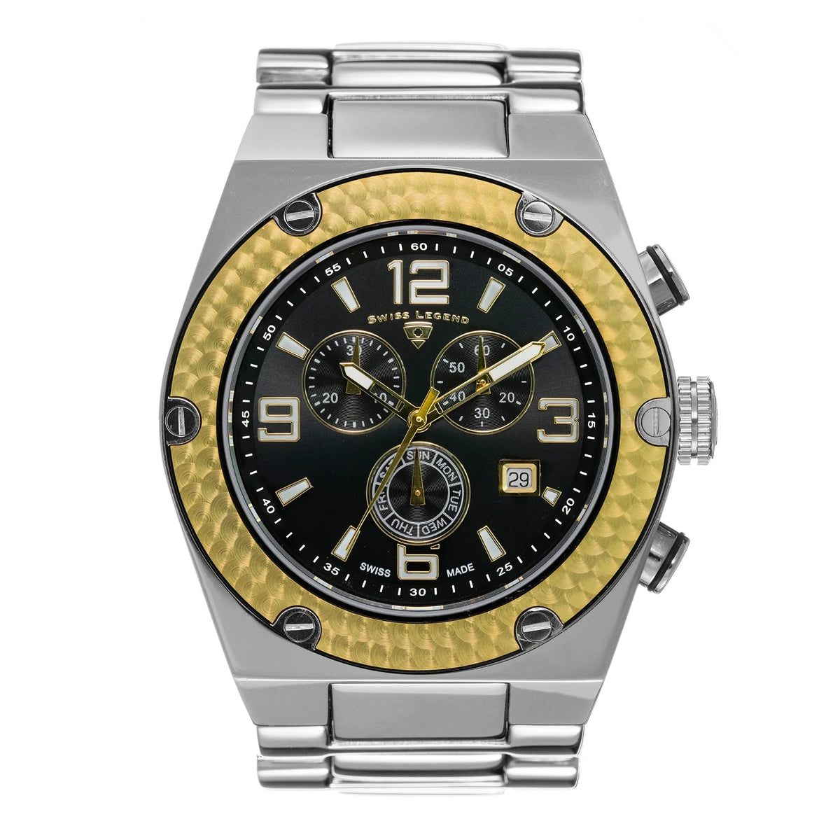 Throttle Chronograph Black / Stainless Steel | Black Dial