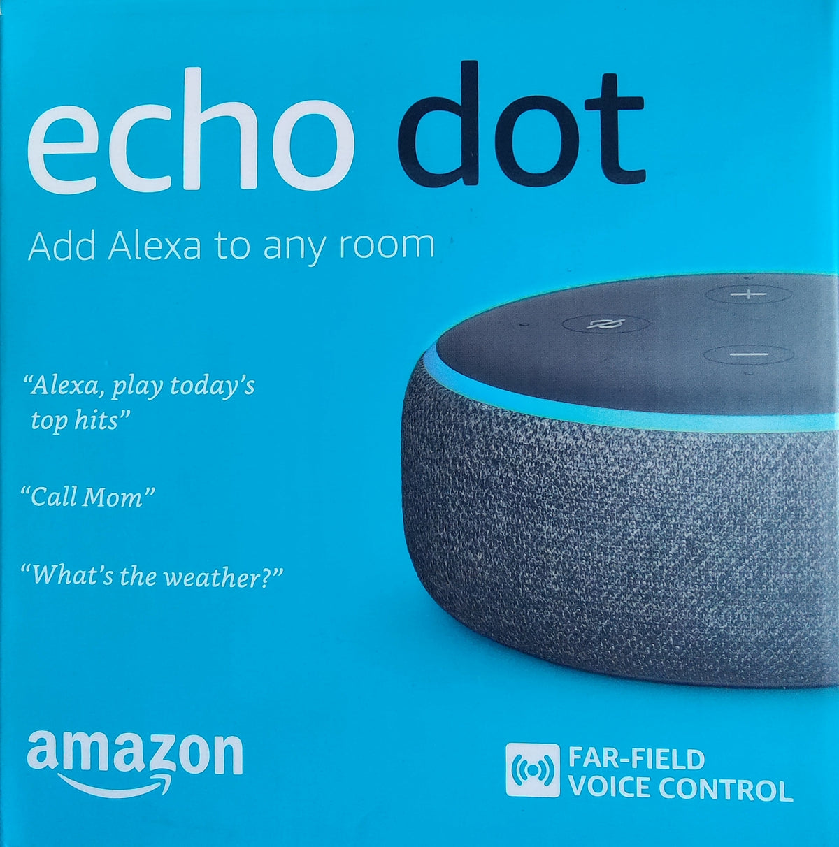 Alexa Amazon Echo Dot 3 Virtual Assistant Color Black Voltage