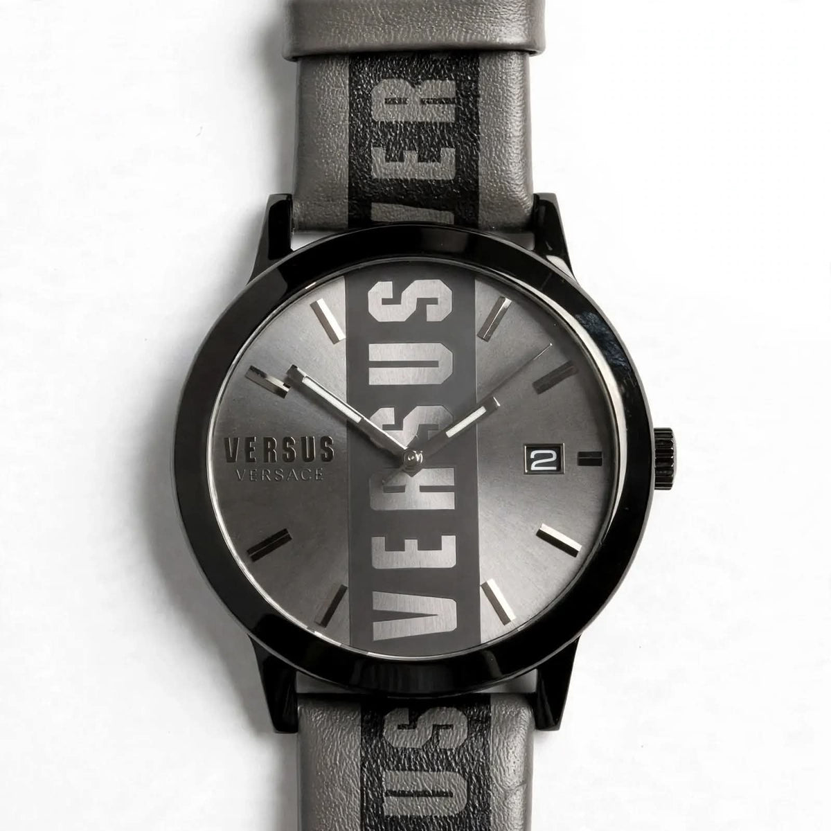 VERSUS VERSACE β Grey Logo Edition | Black Case