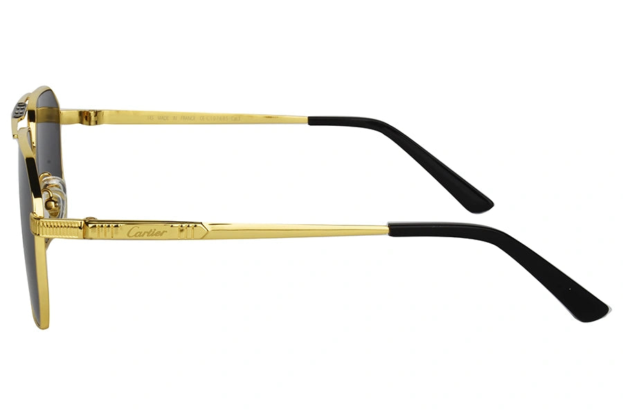 Cartier CT0768S Golden/Black - Metal Frame Sunglass