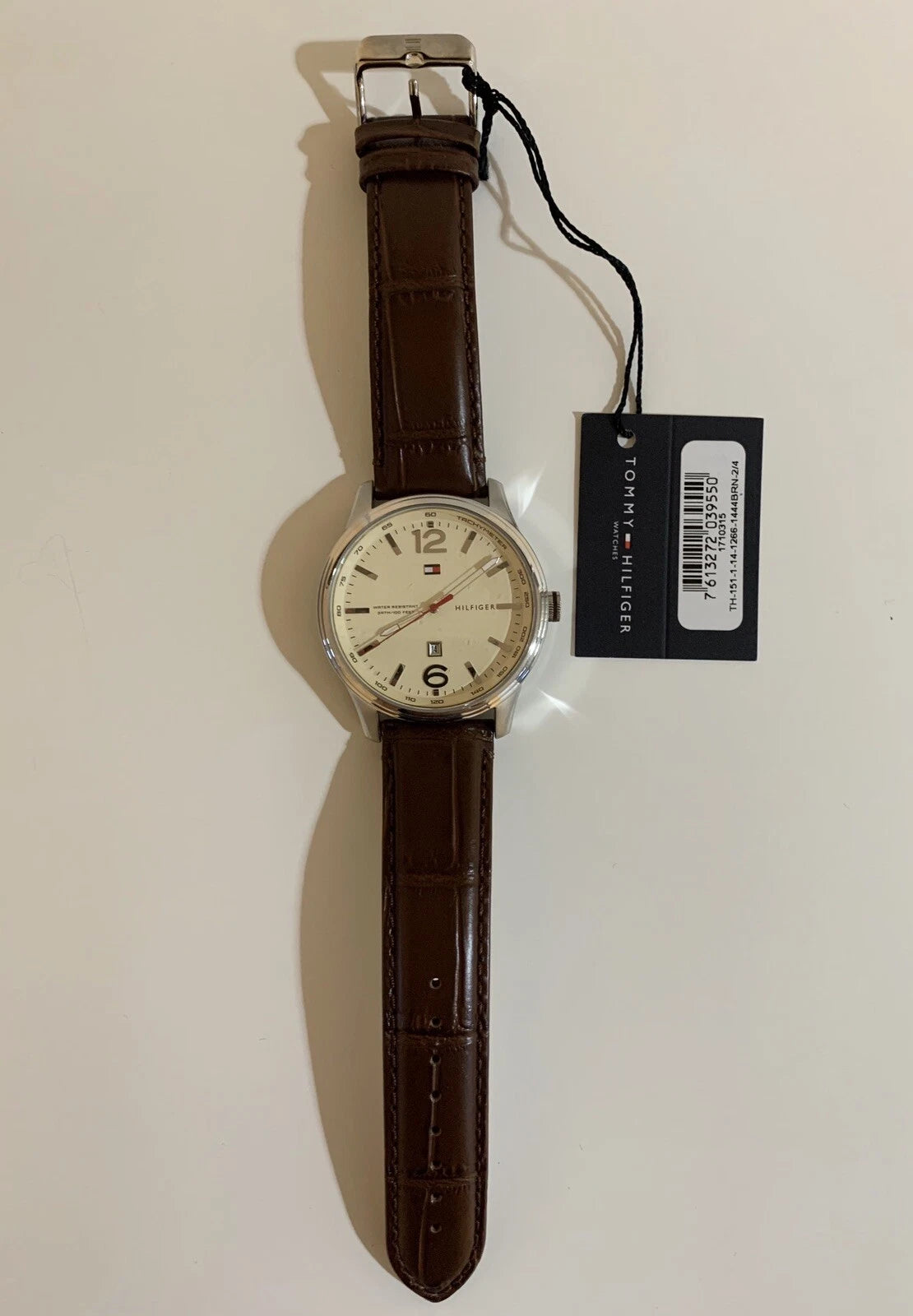 Tommy Hilfiger Quartz Watch, Analogue Classic Display And Leather Strap, 1710315
