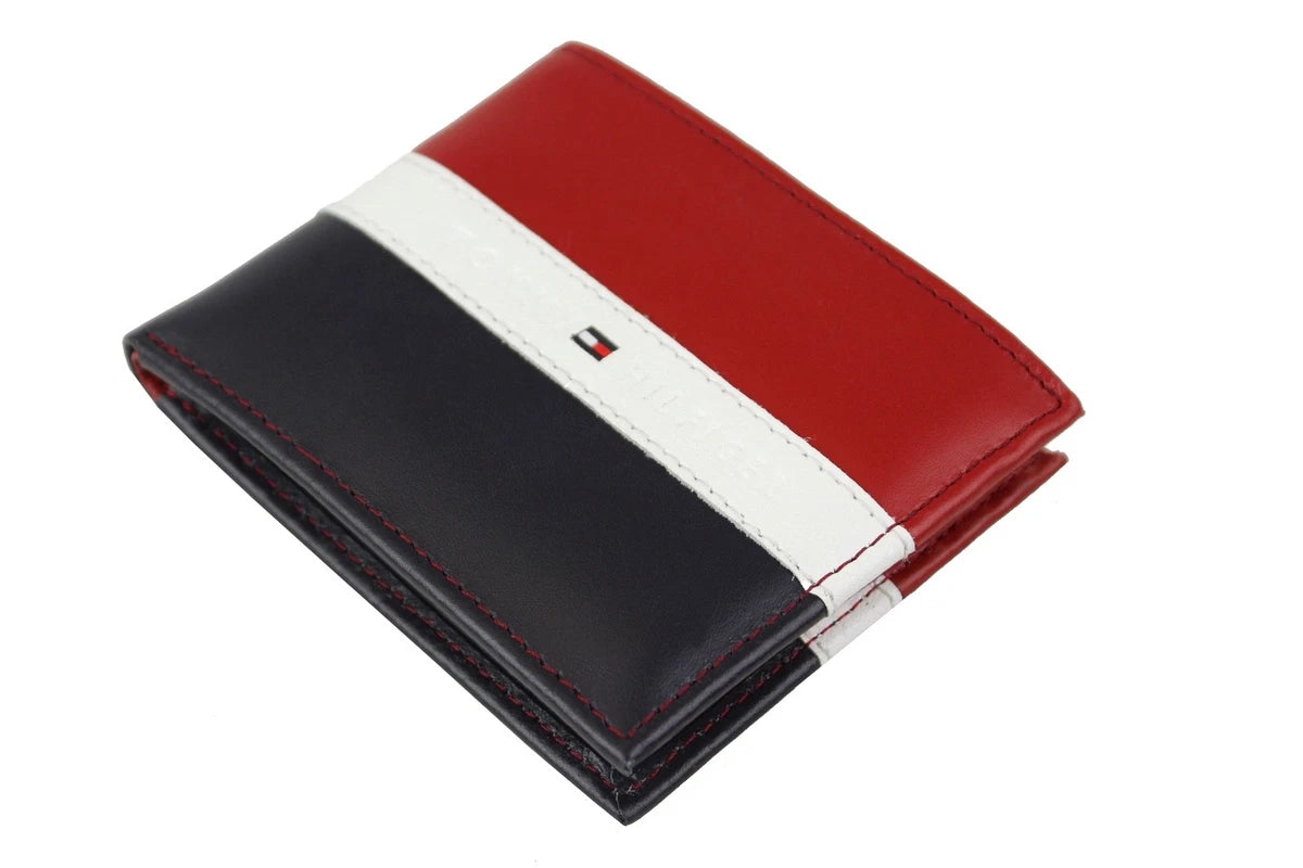 Tommy Hilfiger Men's Tricolor Leather Wallet