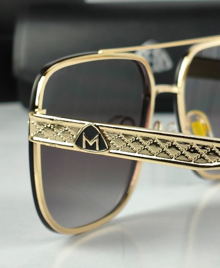 May Bach - Golden/Black - Metal Frame Sunglass