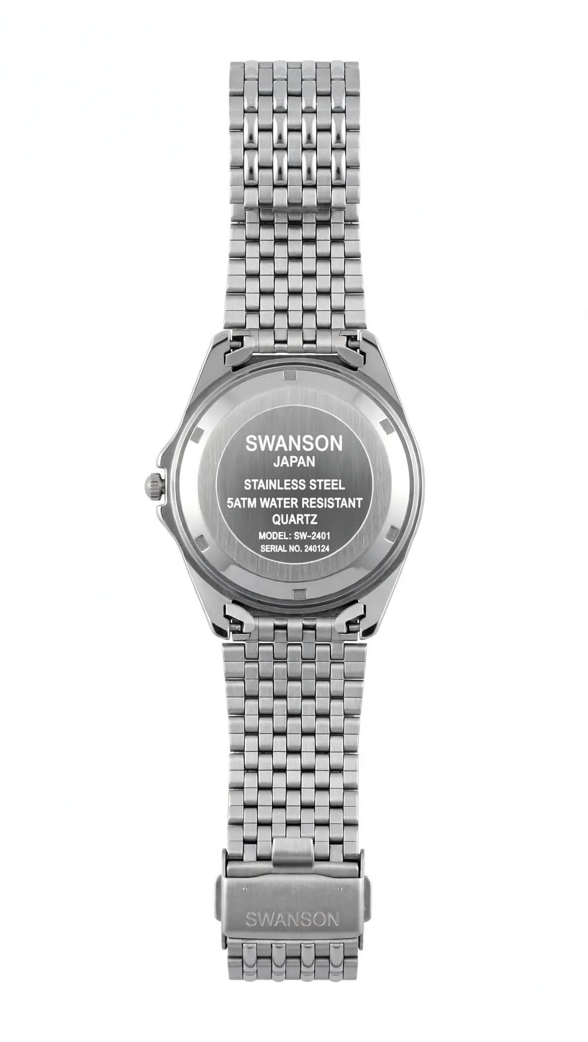 SWANSON JAPAN - Silver Sunburst Dial - Silver Jubilee Edition - Day Date - Sport Bezel