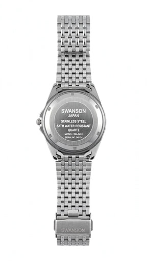 SWANSON JAPAN - Silver Sunburst Dial - Silver Jubilee Edition - Day Date - Sport Bezel