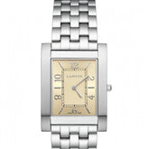 LANVIN PARIS - Rectangular Collection - Champagne Dial - Silver Stainless Steel - Swiss Made - Model LNC-10253