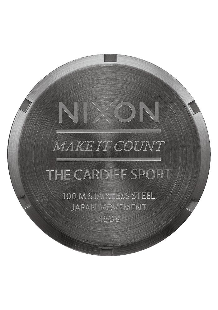 Nixon Men’s Quartz Black Silicone Strap Grey Dial 45mm Watch A925632