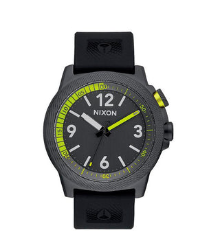 Nixon Men’s Quartz Black Silicone Strap Grey Dial 45mm Watch A925632