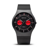 Bering Men's Titanium 39 mm Strap Stainless Steel 11939-229 Watch