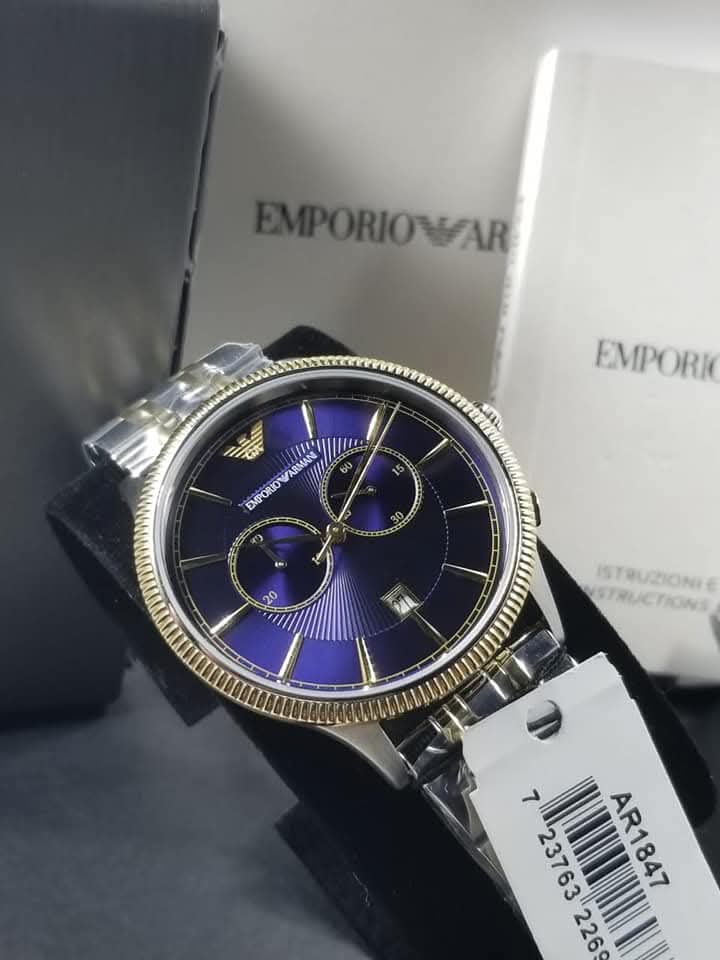 Emporio Armani AR1847 Men's Two Tone Watch