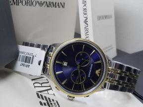 Emporio Armani AR1847 Men's Two Tone Watch