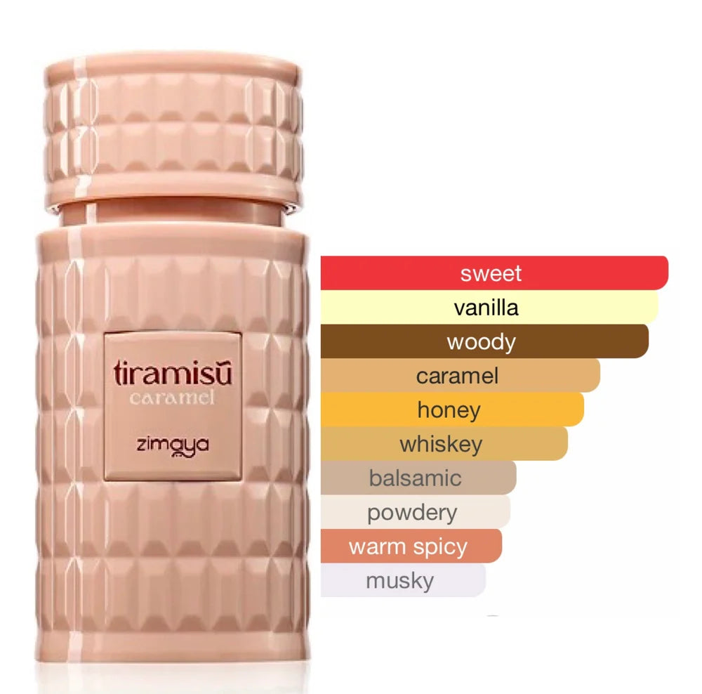 Tiramisu Caramel by Zimaya Unisex Eau De Parfum, 100ML