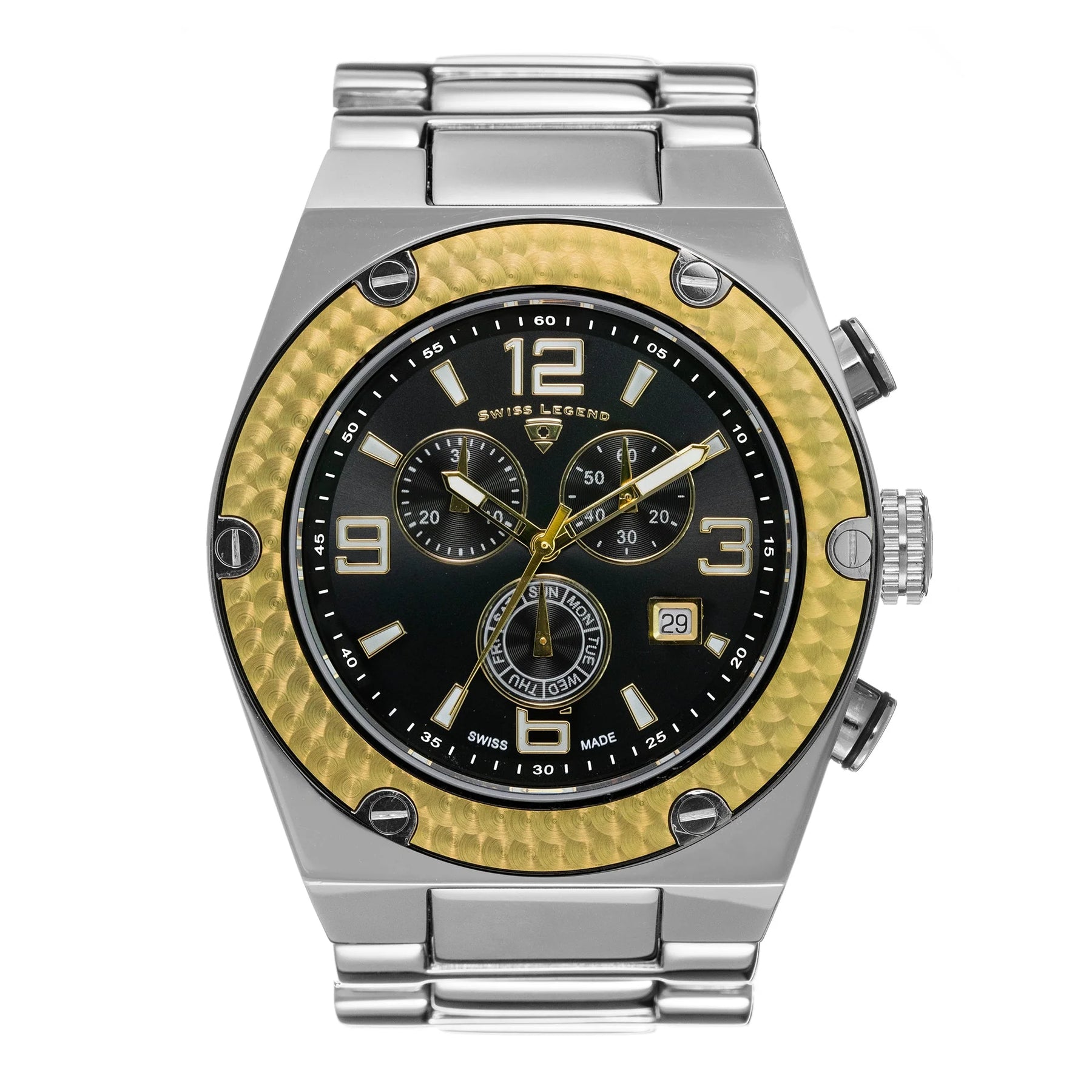 Throttle Chronograph Black / Stainless Steel | Black Dial