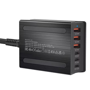 200W 6-Port GaN Charging Station