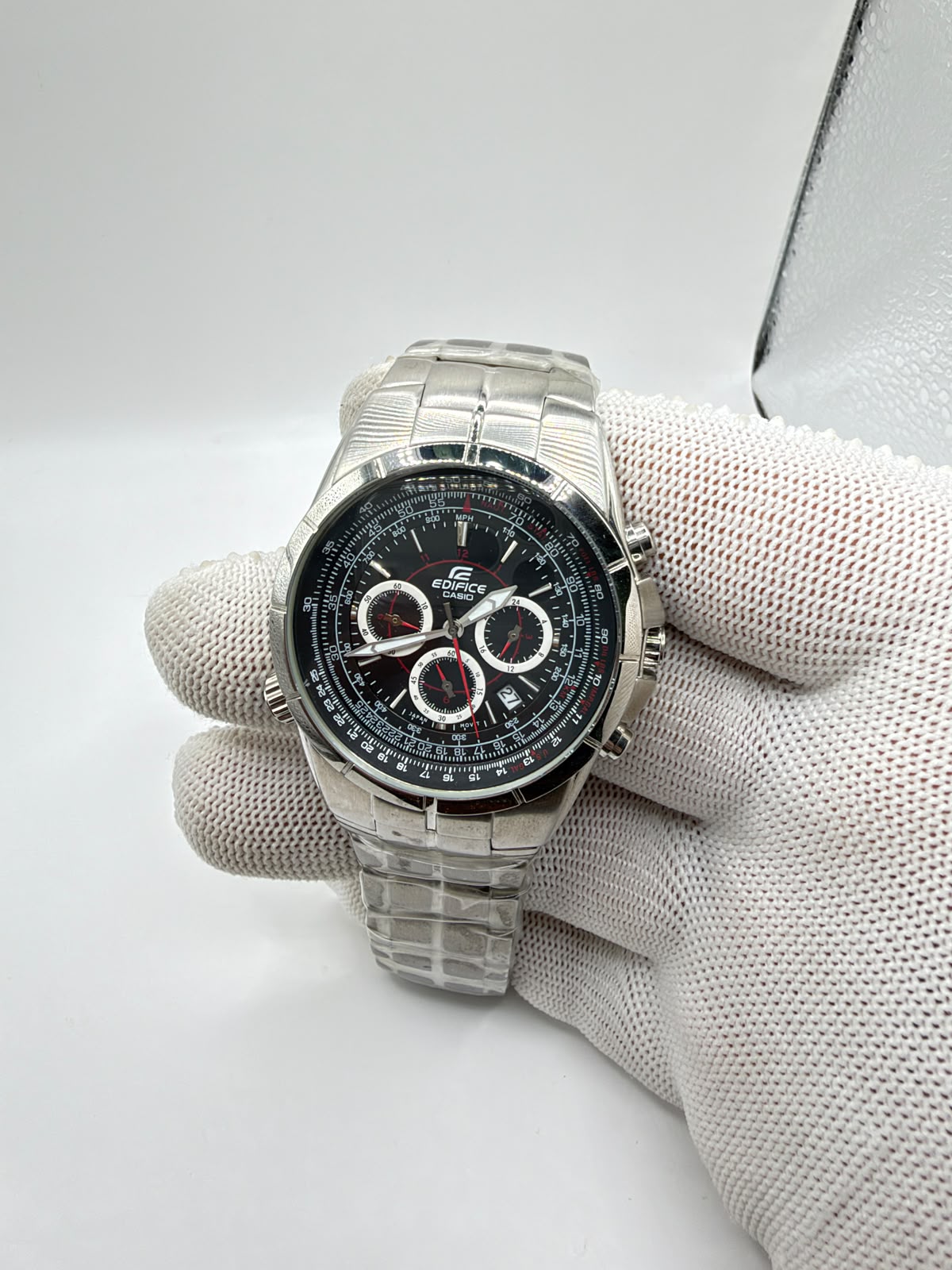 Casio Edifice Aviator Chronograph Black Dial Men's Watch EF-518D-1AVDF