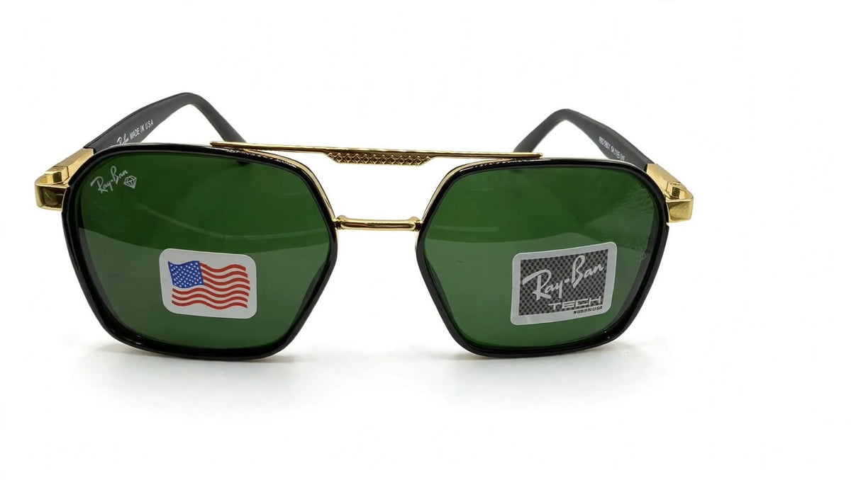 Ray-Ban Tech - Premium Black & Gold Luxury Sunglasses - Polarized