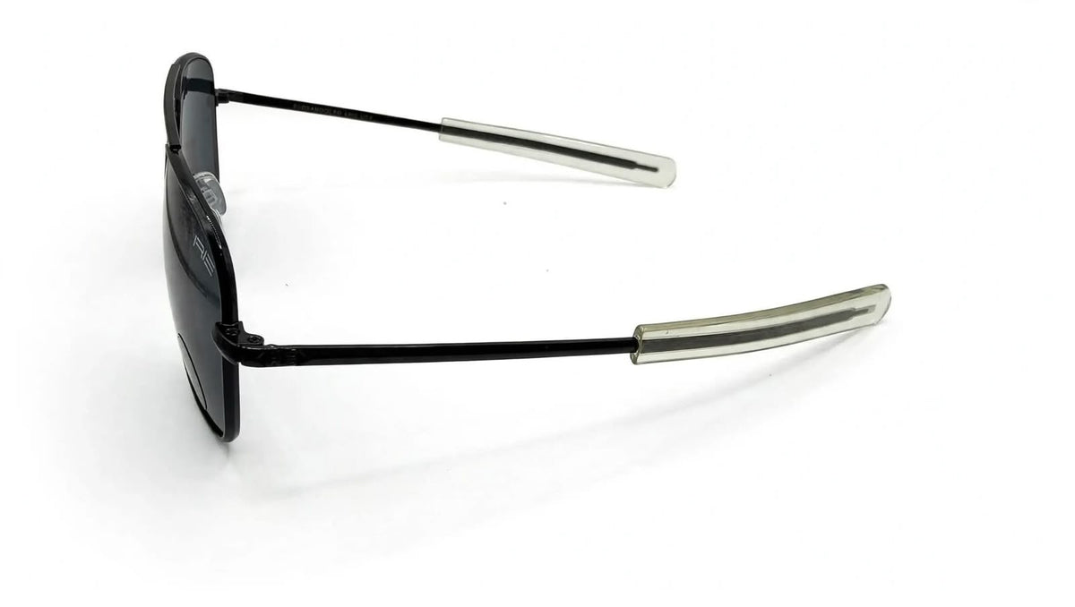 RE Black Aviator - Premium Square Aviator Sunglasses for Men - UV Protected
