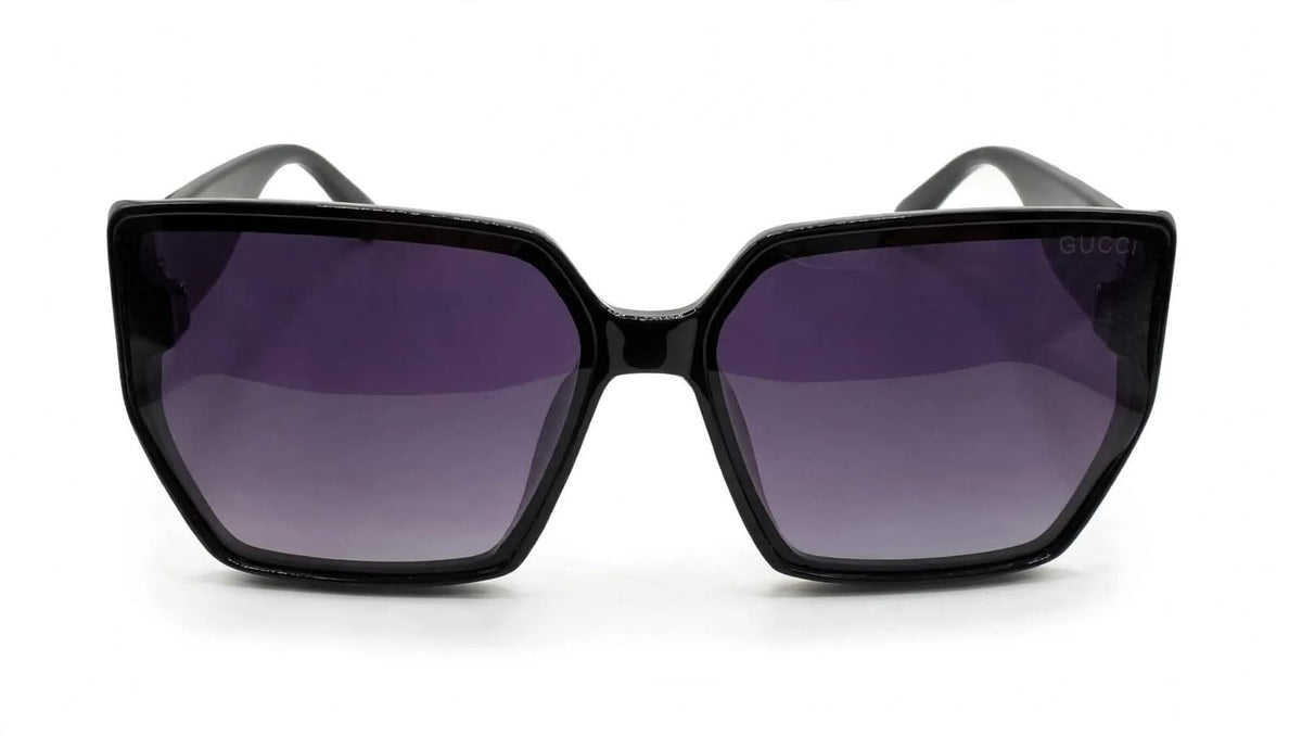 GUCCI GG Bold - Premium Oversized Square Sunglasses for Women - Black