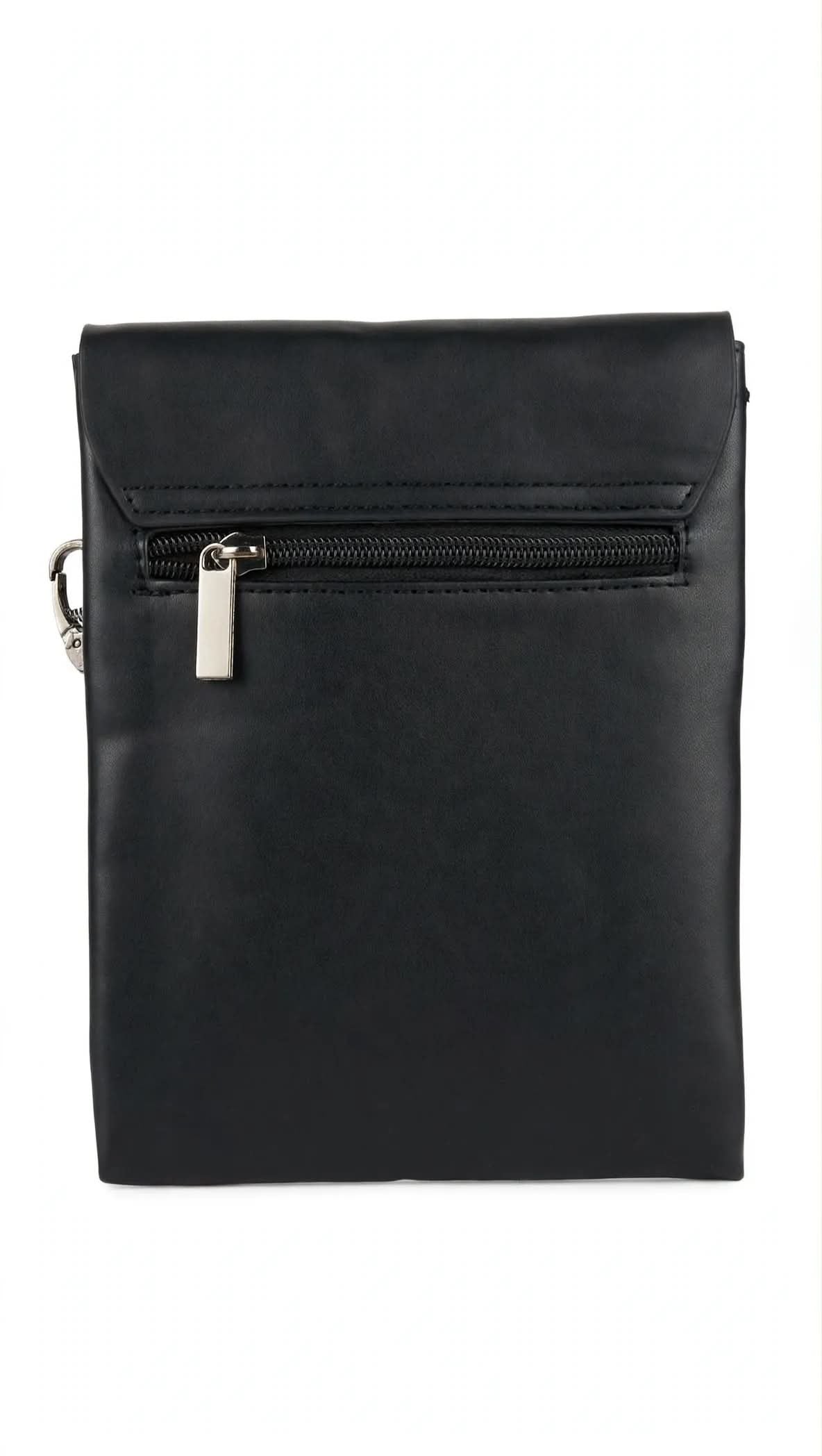 BOSS HUGO BOSS Premium Crossbody Sling Bag – All-Over Embossed BOSS Pattern – Black