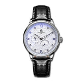 Dany Automatic 1989 men's automatic mechanical watch with a skeleton dial and Roman numerals