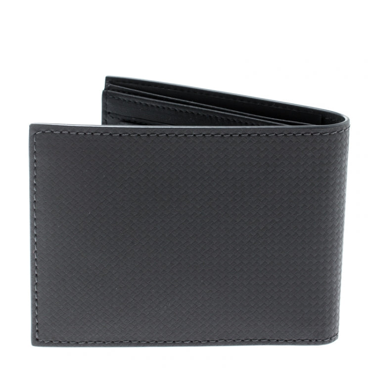 Mont Blanc Extreme Wallet Black Leather 6cc Mens Bifold