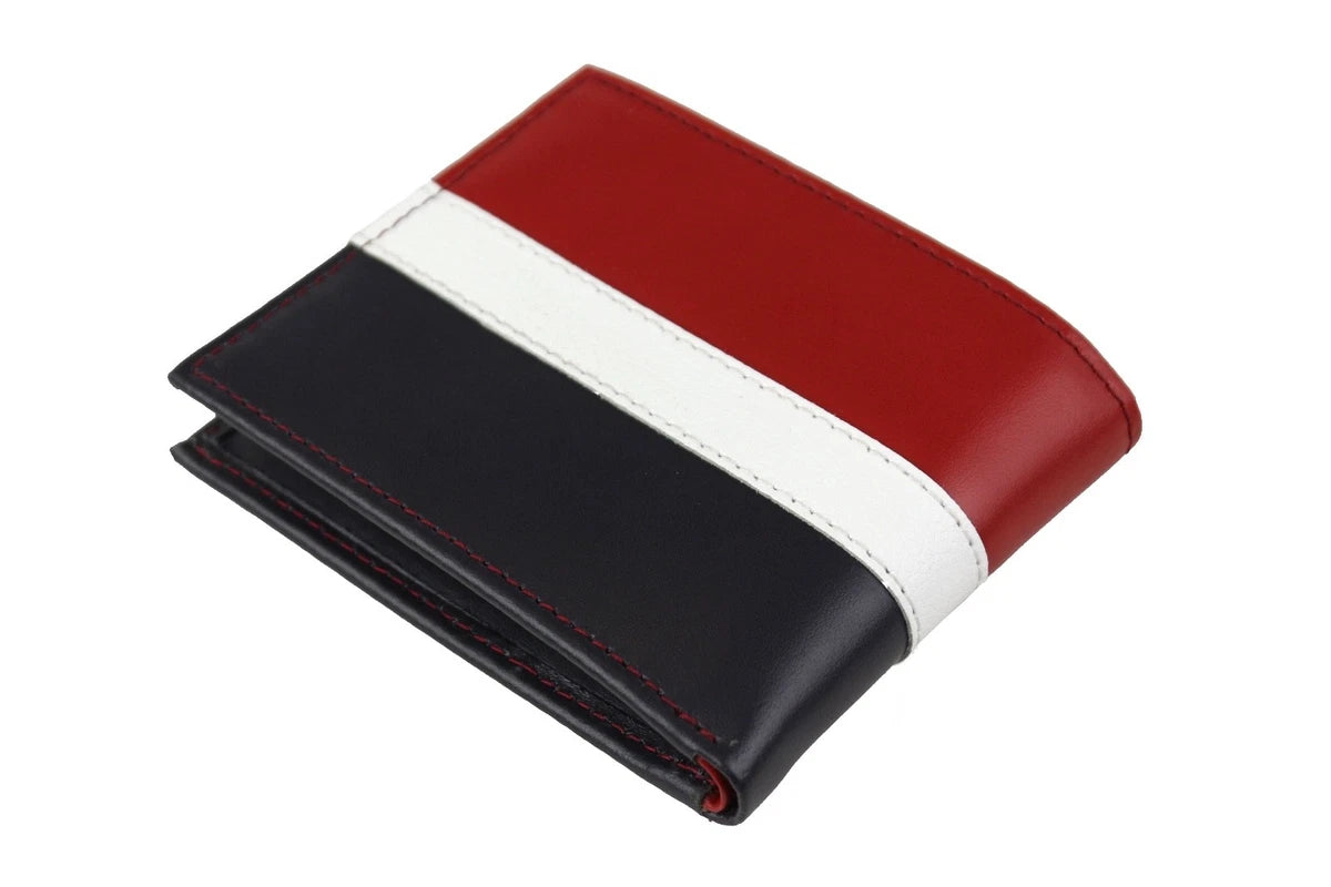 Tommy Hilfiger Men's Tricolor Leather Wallet