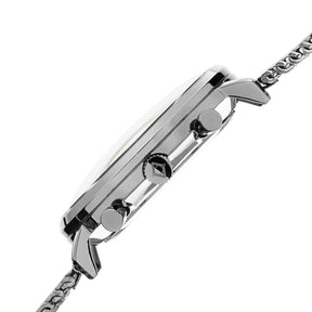 Akribos XXIV AK685SS Men's Ultimate Stainless Steel Mesh Bracelet Date Watch