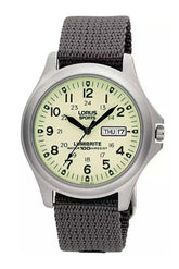 Lorus RXF41AX7 Gents Lumibrite Military Style 37mm Watch