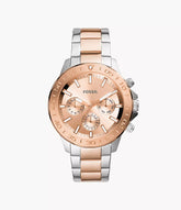 Fossil BQ2586 Bannon Multifunction Two-Tone Stainless Steel Watch