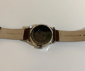 Tommy Hilfiger Quartz Watch, Analogue Classic Display And Leather Strap, 1710315