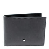 Mont Blanc Extreme Wallet Black Leather 6cc Mens Bifold