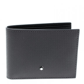 Mont Blanc Extreme Wallet Black Leather 6cc Mens Bifold
