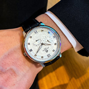 Dany Automatic 1989 men's automatic mechanical watch with a skeleton dial and Roman numerals