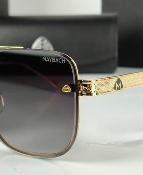 May Bach - Golden/Black - Metal Frame  Sunglass