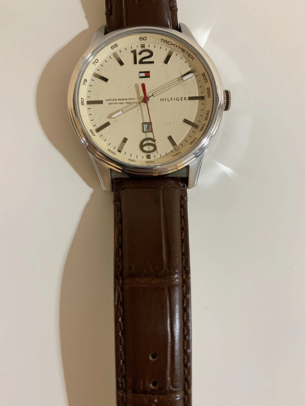 Tommy Hilfiger Quartz Watch, Analogue Classic Display And Leather Strap, 1710315