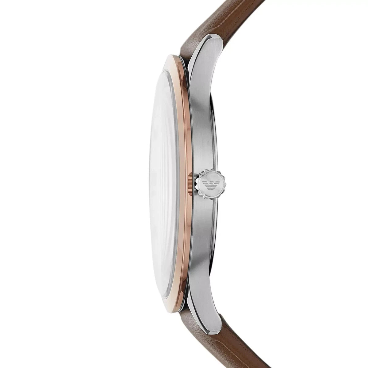 EMPORIO ARMANI GIOVANNI AR11211 Brown Leather AUTHENTIC NEW