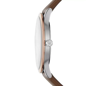 EMPORIO ARMANI GIOVANNI AR11211 Brown Leather AUTHENTIC NEW