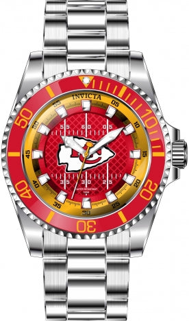 INVICTA NFL Kansas City Chiefs Men
Model 36945 - Men's Watch Quartz