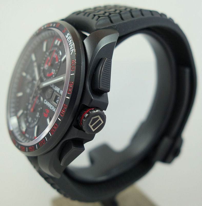 TAG Heuer Carrera Senna Edition Chrono 44mm Titanium CBB2080