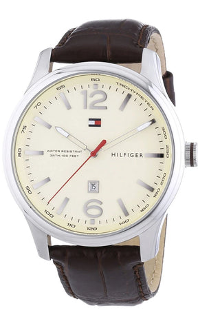 Tommy Hilfiger Quartz Watch, Analogue Classic Display And Leather Strap, 1710315