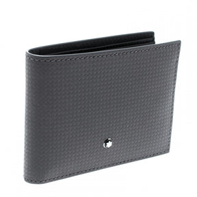 Mont Blanc Extreme Wallet Black Leather 6cc Mens Bifold