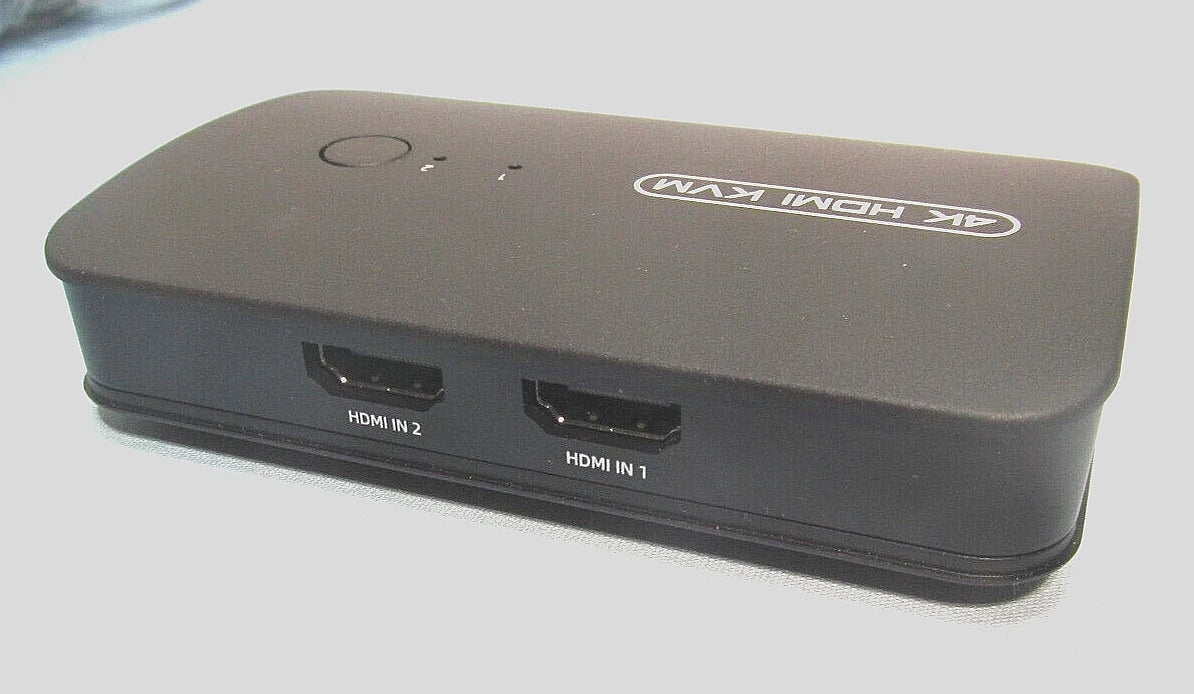 DGODRT 4K 2 Port KVM Switch HDMI HD Video, USB Selector for 2 Computers, KS604